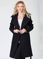 Blouson Bomber Femme Bleu Marine en Gros – Vêtements en Stock de Haute Qualité à Prix Abordable – Coton Personnalisé Hiver Col Montant Doublure Laine Élégant