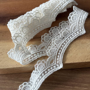 Encaje de Tul Bordado con Encaje de Algodón de 2 cm, Encaje Floral Vintage Nostálgico para Ropa, Reciclaje de Ropa, Decoración del Hogar, 0.78 Pulgadas - Product Image 1