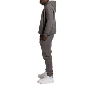 Hoodie Oversize Streetwear 100% Coton Grande Taille pour Homme, Survêtement Personnalisé avec Joggers, Ensemble de Créateur - Product Image 5