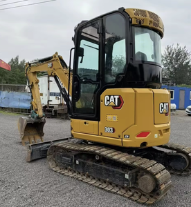 Excavadoras Usadas CAT 303, CAT 303cr, 303E, Mini Excavadora de 3 Toneladas de Segunda Mano, Máquina Excavadora de Orugas para Granja, con Certificación CE - Product Image 1