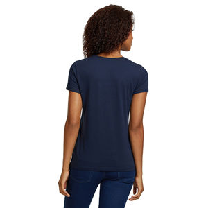 Camisetas de Verano para Mujer, Impresión Personalizada en Mezcla de Algodón Suave con Ajuste Holgado y Cómodo para Pedidos al por Mayor de Moda - Product Image 2