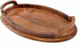 Última llegada bandeja de madera para servir de alta calidad plato de diseñador hecho a mano forma personalizada mesa al por mayor nueva bandeja de madera - Product Image 3