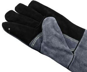 Gants de travail en cuir, gants de soudage pour la construction, gants de soudage résistants à la chaleur en cuir de vache - Product Image 5
