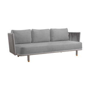 Moments Contemporary 3-Seater <b>Rattan</b> <b>Sofa</b> - Product Image 6