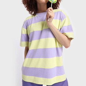 Camisetas Extra Grandes para Mujer, Diseño Nuevo 2025, Cuello Redondo, Color Personalizado, Camisetas de Alta Calidad para Mujer - Product Image 1