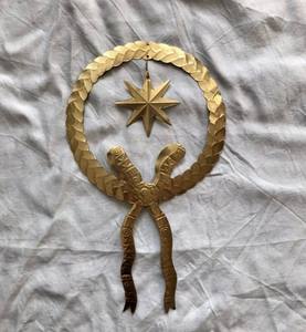 โดราโดทองเหลืองแท้สีบรอนซ์เงินแท้แผ่นโลหะประดับตกแต่งลวดลายเป็นเส้นๆเครื่องประดับแถบโลหะของตกแต่งบ้านของแขวน - Product Image 3