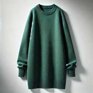 Pull en tricot en viscose/coton pour femme avec col en V et boutons recouverts, manteau décontracté toutes saisons - Product Image 1