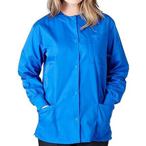 Cómodo logotipo personalizado colores enfermera Scrub chaquetas tela suave OEM venta al por mayor mujeres médico Scrub chaquetas de calidad superior - Product Image 1