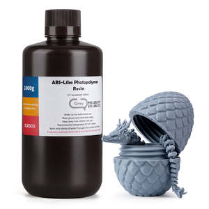 ELEGOO 1KG & 2KG <b>ABS</b>-Like Photopolymer Resin Grey Colored Printing Materials V1.0/V2.0 - Product Image 1