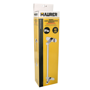 Portasciugamani Adesivo in Acciaio Inox Maurer 40 cm. - Product Image 4