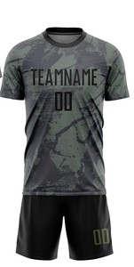 Uniforme de fútbol personalizable de alta calidad para hombres Diseño transpirable de tendencia superior - Product Image 2