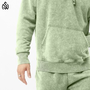 Sudaderas con capucha lavadas con ácido para hombre, gran oferta, 100% algodón, estampado bordado personalizado, venta al por mayor, estilo Hip Hop - Product Image 5