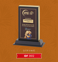Trophées, médailles et plaques sportives personnalisées écologiques ; Cadeaux commémoratifs pour champions, gravure de logo sur verre cristal et acrylique