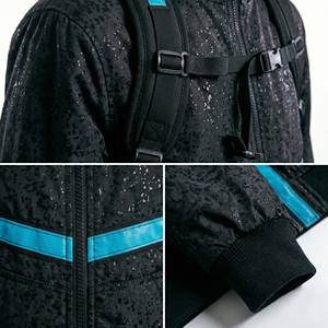 Sudadera Táctica de Invierno Transpirable con Cinta Reflectante de Alta Visibilidad, Color Negro, Algodón Grueso, para Correr de Noche - Product Image 6