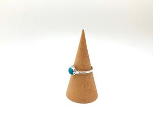 Joyas de piedras preciosas turquesas para mujer, anillo de estilo bohemio de plata, joyería de plata de ley 925, anillo hecho a mano de tendencia, Regalo para mamá - Product Image 3