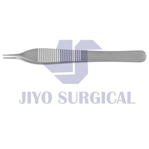 Fórceps de vendaje Adson, fórceps de tejido de acero inoxidable de grado quirúrgico de 12cm con puntas dentadas para un manejo de precisión - Product Image 5