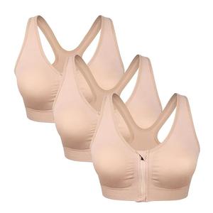 20225 taille réglable soutien-gorge de sport haute résistance antichoc Fitness gilet grande taille femmes avant Zip Yoga soutien-gorge - Product Image 1