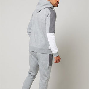 ชุดออกกำลังกายผ้าฝ้ายสำหรับผู้ชายชุดออกกำลังกายมีซิปแยกช่องใส่โทรศัพท์มีกระเป๋าจิงโจ้โลโก้ออกแบบได้ตามต้องการ - Product Image 5