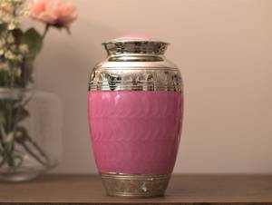 Handcrafted Urn for Human Ashes | Premium <b>Memorial</b> <b>Keepsake</b> | Premium Adult brass Urn <b>Box</b> - Product Image 5