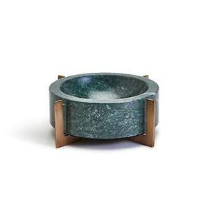 Último cuenco de mármol, cuenco redondo de mármol de fábrica al por mayor con soporte de latón, cuenco de mármol para venta personalizada - Product Image 6