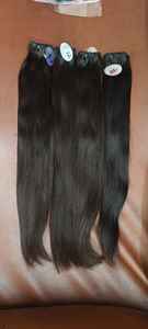 ผมต่อแบบเรมี่จากอินเดียมัดผมมนุษย์ผมตรงสีธรรมชาติ - Product Image 2