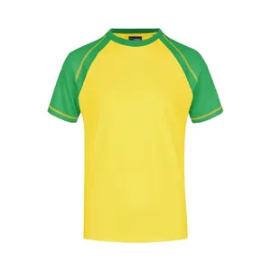 T-shirt promotionnel personnalisé pour homme, coupe raglan, pour merchandising - Product Image 2