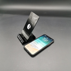 Artfulcosmos Soporte Acrílico para Teléfono Celular, Negro, Moderno, Vertical, para Promoción, Fácil de Ensamblar, Tamaño Personalizado - Product Image 5