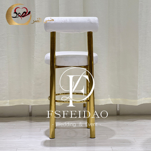 Modern Nordic Metal Luxury Gold Stainless Steel Durable Bar <b>Stool</b> for Home Bar <b>Dining</b> & Outdoor Use Commercial Grade - Product Image 2