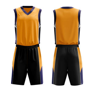 Tenues de basketball personnalisées, kits d'équipe, vêtements de basketball sublimés, vente en gros, OEM, faible MOQ, ensembles de maillots de basketball respirants - Product Image 4