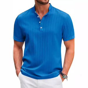 Respirant tendance 100% coton polos pour hommes été multicolore homme Polo décontracté basique conçu par RAM industrie - Product Image 2
