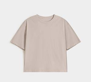 Camiseta de manga corta de buena calidad para mujer, ropa deportiva de buen Material, camiseta de color sólido para mujer - Product Image 5