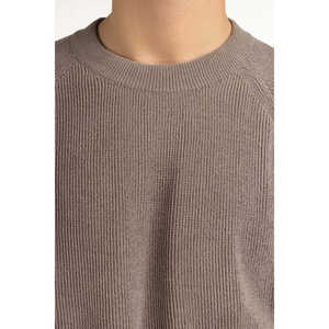 Pull en tricot à capuche décontracté pour homme avec imprimé et logo Automne/Hiver/Printemps Coupe classique Tissé à la machine MN-SWT-WS25-077 - Product Image 5