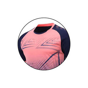 Uniforme de volley-ball pour hommes de haute qualité, nouveau design, logo personnalisé, col rond, manches courtes - Product Image 2