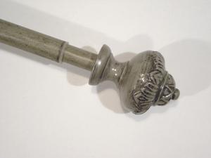 Cortina de puerta de ventana de aluminio con acabado antiguo auténtico, accesorios de barra real para decoración de hogar y oficina - Product Image 2