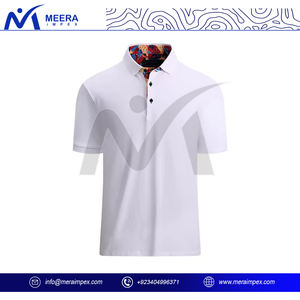 เสื้อโปโลชายดีไซน์หรูหราผ้านุ่มทรงพอดีตัวปักโลโก้และคอปกแบบมีสไตล์เหมาะสำหรับทุกโอกาส - Product Image 4