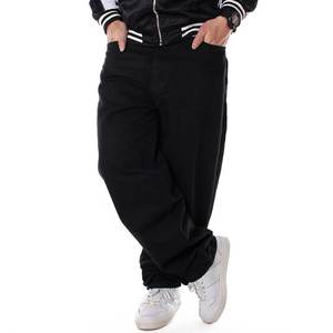 Pantalones vaqueros de pierna ancha para hombre de talla grande 5XL, 6XL y 7XL, pantalones holgados cómodos, pantalones vaqueros informales a la moda, ropa holgada de talla grande - Product Image 3