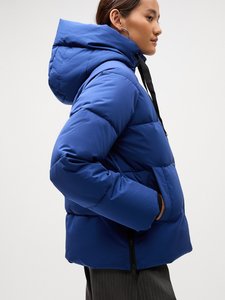 Último logotipo personalizado al por mayor nueva chaqueta acolchada azul para mujer y chaquetas acolchadas de invierno con burbujas para mujer - Product Image 5