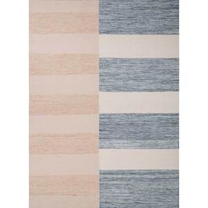 Alfombra de Lana Tejida Plana Roja y Naranja con Diseño Clásico a Rayas Abstractas, Hecha a Mano, Rectangular, para Pasillo o Habitación, para Adolescentes - ADWL-1277 - Product Image 1