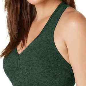 Soutien-gorge de sport pour femmes sur mesure en gros, respirant, confortable, en élasthanne/polyester, maintien élevé à l'avant, séchage rapide, léger - Product Image 5