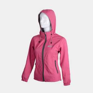 Navigate, chaqueta Polar rosa para mujer, estilo informal, cuello levantado, cremallera, impermeable, a prueba de viento, Fitness, nailon fino, poliéster - Product Image 4