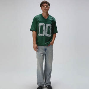 เสื้อตาข่ายคอวีคอวีคอวีตาข่ายคอวีแนวลำลอง - Product Image 2