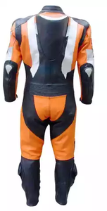 Combinaison de course de qualité personnalisée Combinaison de protection pour moto en cuir Vêtements de sport respirants avec logo personnalisé Combinaison une pièce pour hommes - Product Image 4