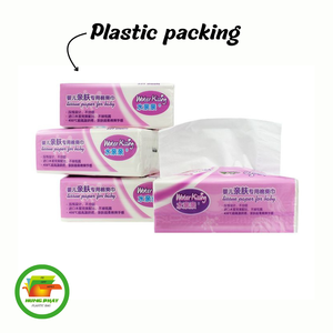 Emballage en papier de soie personnalisé de haute qualité Sacs à fond carré en plastique PE solide du Vietnam - Product Image 3