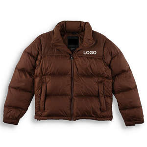 Custom Manufacturers Luxury Mens Winter Jacket Ninja Cropped Puffy Zipper Bubble Windbreaker Posh <b>Coat</b> for Men - Product Image 1