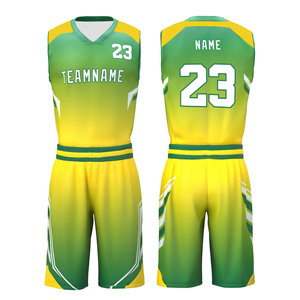 Conjunto de Camiseta y Pantalones Cortos de Baloncesto para Hombre en Colores Vibrantes, Uniforme de Equipo Elegante para Baloncesto Callejero y Torneos - Product Image 1