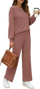 Top Selling Women's Cotton 2-Piece Fleece <b>Tracksuits</b> Windproof Jogger Sets <b>Plain</b> Sweat Suit Loungewear for Winter Athletes - Product Image 3