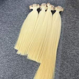 Producto de Venta caliente 2024 Rubio Paquete de cabello virgen liso natural Proveedor de cabello crudo para mujeres - Product Image 2