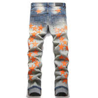 DESIGNERS 2025 Jean en denim unisexe de luxe haute qualité coupe droite, finition délavée à la pierre avec rivets, style vintage, marque célèbre, Hip Hop, utilitaire