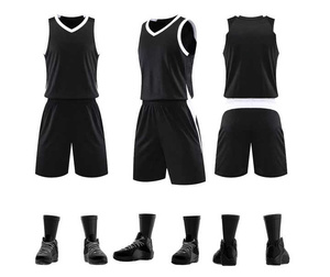 Uniformes de baloncesto personalizados de alta calidad unisex, ropa de equipo de talla XL, camisetas con logotipo personalizado para club de baloncesto para hombres, pantalones activos - Product Image 5
