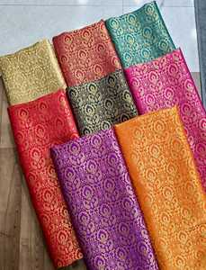 Tissu jacquard brocart de qualité supérieure pour rembourrage et décoration de vêtements disponible en couleurs personnalisées quantité minimale de commande en gros - Product Image 3